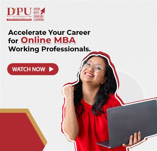 Online MBA Degree for Working Professionals in India DYPatil Online